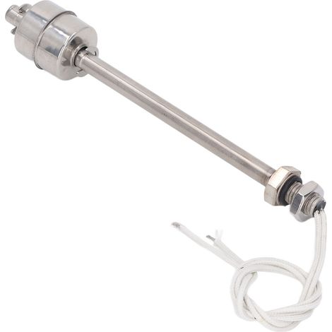 Interrupteur de niveau d'eau 0-220V, flotteur en acier inoxydable 304, L=150mm, contrôleur de niveau liquide avec capteur à flotteur, étanche et scellé, pour réservoir ou cuve, idéal pour pompe et aut (1/5)