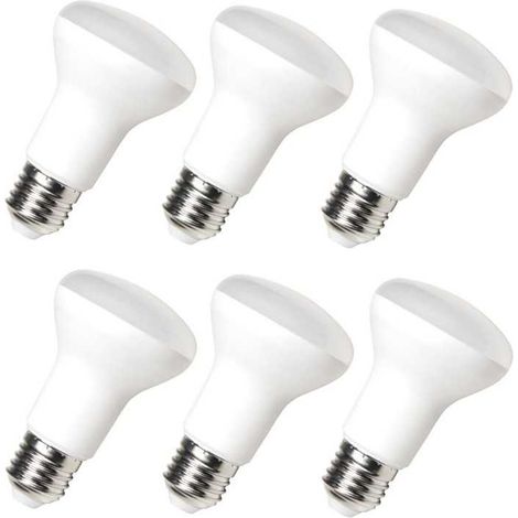 6 Ampoules LED Réflecteur R63 E27 8W Blanc Chaud (1/3)