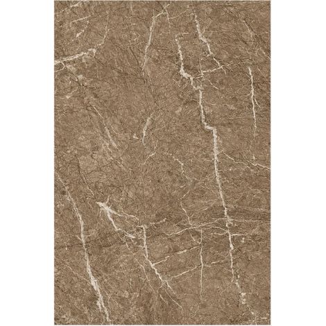 Panneau en PVC effet marbre pour revêtements intérieurs UV 6 pcs 120x60 cm - Beige