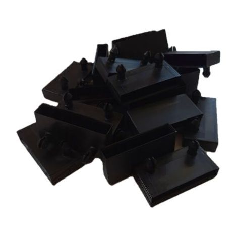 Ebac Literie – Lot de 20 embouts pour lattes 53 x 8 mm – En plastique recyclé – Installation rapide sans outils – Compatible sommiers et canapés