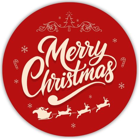 Weihnachtskerzenaufkleber Nr. 4 – 20 Stück