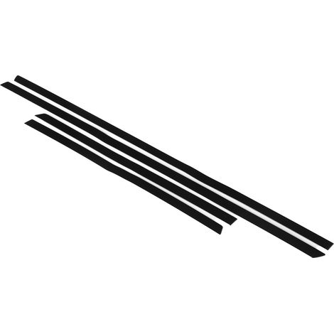 4 pièces Bagues de garniture latérale de porte Noir Brillant Remplacement pour Land Rover Discovery Sport 2016-2021 (1/5)