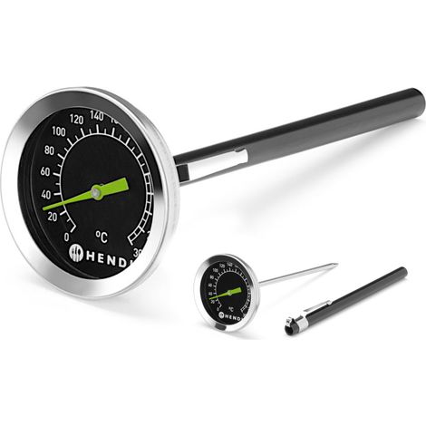 Termómetro analógico para hostelería con sonda de punta, rango de 0 a 300 °C. (1/5)
