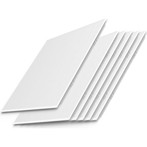 Panneau LED 60x60 40W Blanc (Pack de 6) - Blanc Froid - SILUMEN