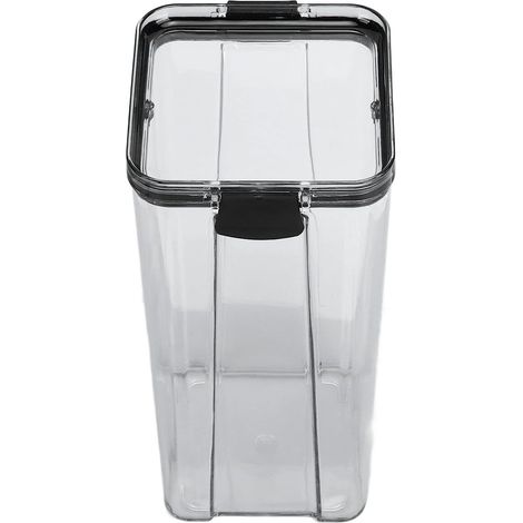 Kitchen Storage Box, Pet Food Storage Container with Transparent Body and Sealed Lid, Keeps Sugar and Rice Snacks Dry (1/5)
