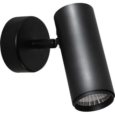 Moderne minimalistische Wandleuchte, 5 W, LED-Aufbaustrahler, 180° horizontal verstellbar, skandinavische Nachttischlampe (1/5)