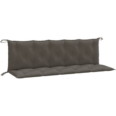 Maison Exclusive - Gartenbank-Auflagen 2 Stk. Melange Dunkelgrau