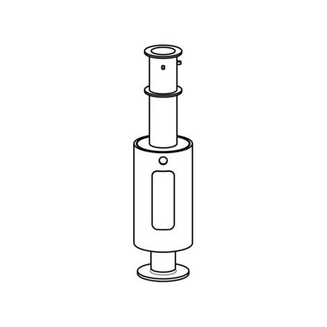 Chasse d'eau pour réservoirs Super, Super Duo et Lux-Monolock avec joint en caoutchouc, IDROSPANIA. (1/3)