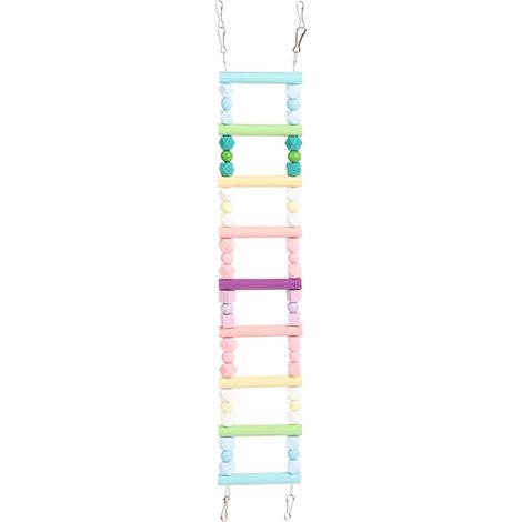 Échelle pour perruches ondulées, perchoir balançoire pour cage à oiseaux, plateforme pour oiseaux, jouet de cage, perchoirs pour perroquets, accessoires de cage, jouet pour petits oiseaux
