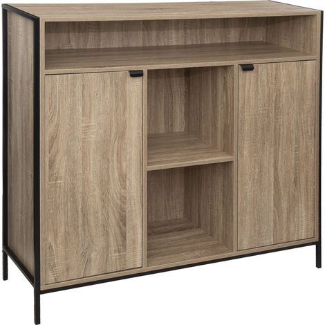 Credenza a 2 ante aliaj effetto rovere naturale - 5five (1/3)