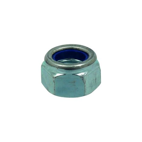 Sachet 5 ecrou hexagonal autofreine z blanc din 985 diam 16 - 2670205 (1/2)