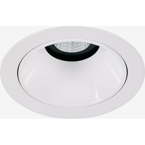 Downlight LED empotrable con marco redondo Ø7 cm en aluminio Luisiana SKLUM (1/5)