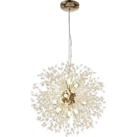 Lampadari, lampadari moderni effetto fuochi d'artificio, sospensioni soggiorno, cucina, camera da letto – 40 cm – RAPANDA (1/5)