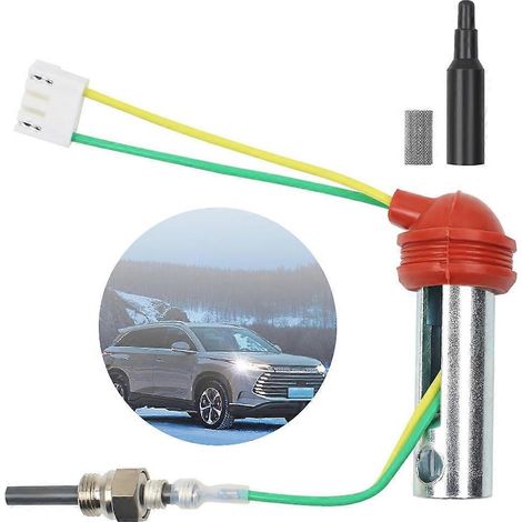 Bougie de préchauffage 12 V à broches en céramique métallique avec outil de démontage pour chauffage de stationnement 5 kW/2 kW - 12 V 2 kW (1/4)