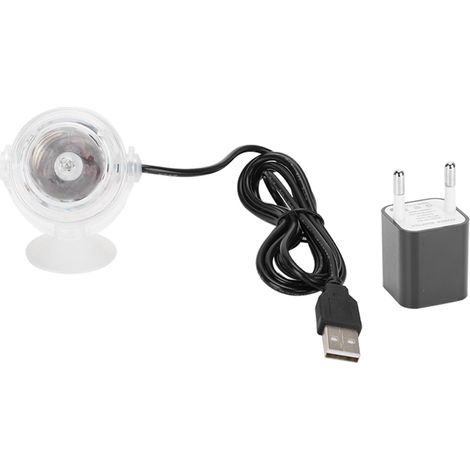Jeffergarden Plastique LED Aquariums Coloré Dégradé tanche Submersible Nuit Spot Lumière Aquarium D'eau Douce Eau De Mer Accessoire 100-240VBlanc Prise UE (1/5)