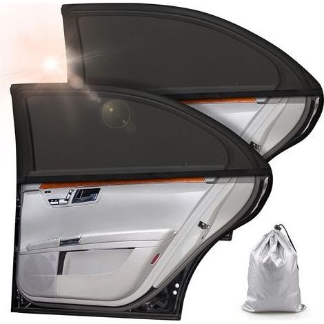 Sonnenschutz für Auto und Baby, 2er-Set Sonnenblenden für Autoscheiben, blockiert UV-Strahlen, Sonnenschutz für die Rücksitze zum Schutz von Kindern, kompatibel mit den meisten Autos (1/5)