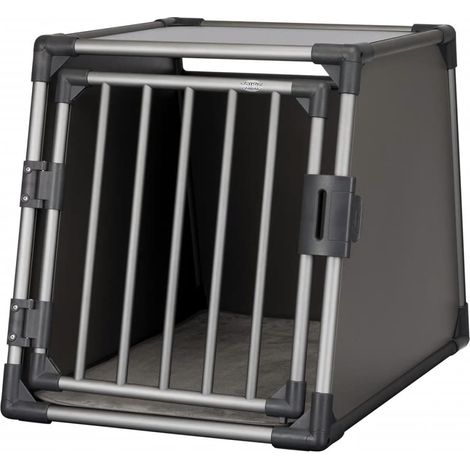 Jaula de Transporte Trixie Graphite para Perro Tamaño M a L (1/2)