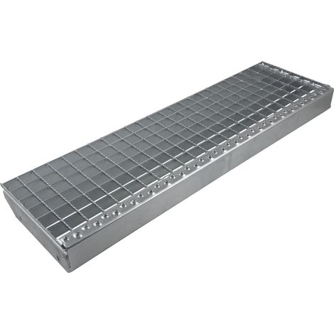 Normtreppenrost Außenmaß 1000 x 270 mm, Maschenteilung 33 x 33 mm