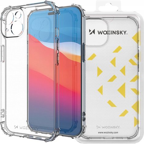 Funda antichoque Wozinsky para iPhone 14 Plus, cubierta blindada transparente. (1/5)