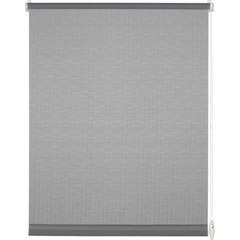 Gardinia EASYFIX Rollo Uni Tenda a Rullo con Morsetto di Fissaggio o Adesiva, Per Luce Diurna, Opaca, Kit di Montaggio Incluso, EASYFIX Tenda a Rullo Avvolgibile, Grigio Chiaro, 90 x210 cm (LxA) (1/4)