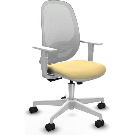 Silla piqueras y crespo Cilanco crema cuero sintético 120 kg (1/2)