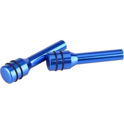 Goupille de verrouillage de porte de voiture - ASHATA - Lot de 2 - Alliage d'aluminium - Cylindrique