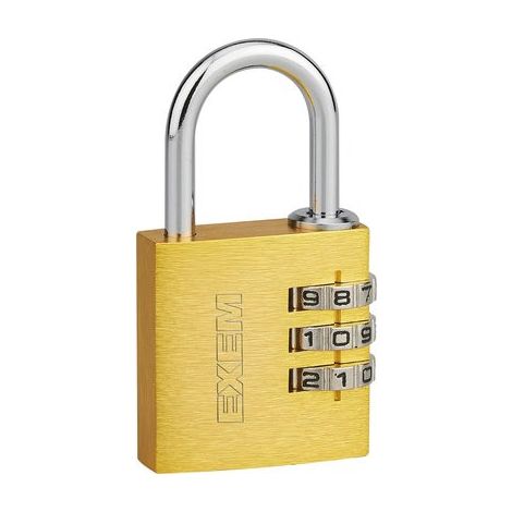 Cadenas à combinaison - Exem - 30 mm - 3 chiffres