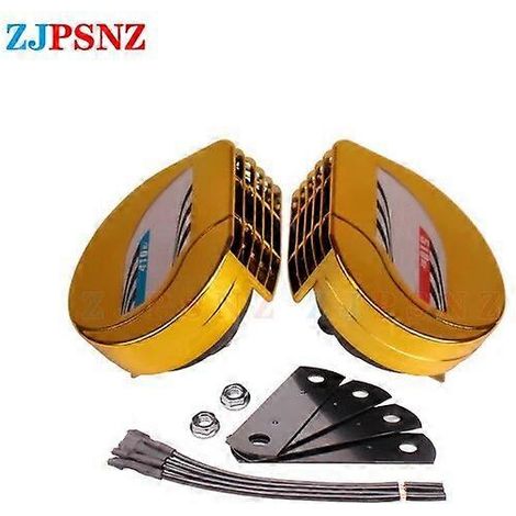 Bocina compacta para coche de 12 V, resistente al agua, súper potente, de doble tono, tipo caracol, para cualquier vehículo de 12 V. Universal. (1/5)