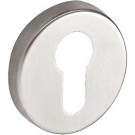 Rosace ronde inox satiné - Clé I - Linox - La paire - Vachette - Rosace ronde inox satiné - Clé I - Linox - La paire - Vachette