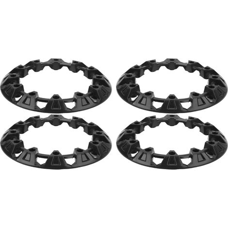 4PCS Jantes Enjoliveurs 22,8cm Diamètre Extérieur 8 Pouces Protection Pneu Cache Moyeu Universel pour Quad VTT (1/5)