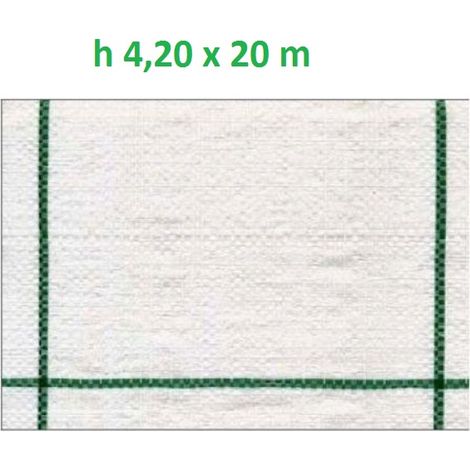 Telo per Pacciamatura Bianco - L 20 x H 4,20 m (1/2)