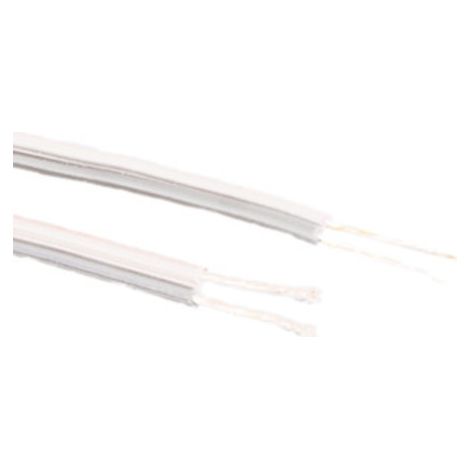 Packung mit 100 mts Parallel-Audiokabel weiß / grau 2 × 0'75 mm² Electro Dh 49.070/0.75 8430552052868