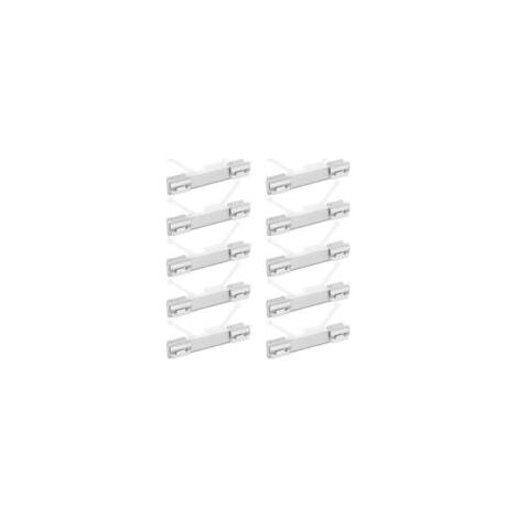 10 Windschutzscheibenclips, Seitenleistenclips A, Säulenverkleidungsbefestigungen für XC60 30753487 Autoteile-Crezuo