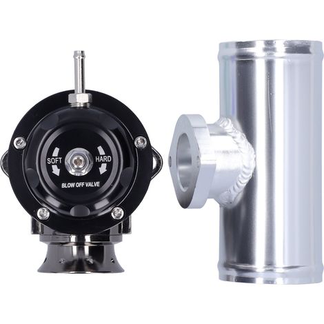 Valve de dégonflage de turbine de billette d'aluminium 2,5 pouces bride type RS universel (noir) (1/5)