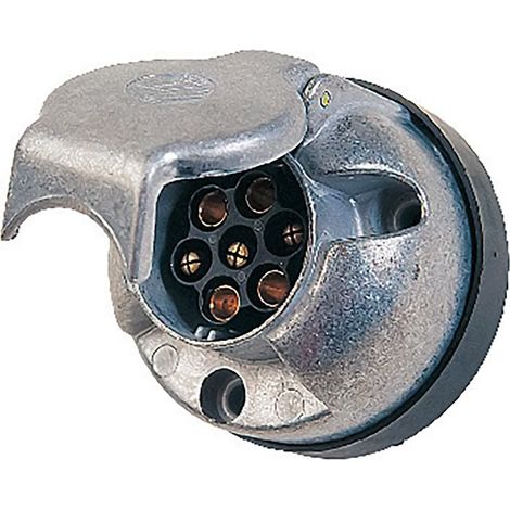 Prise remorque metal femelle 7 broches