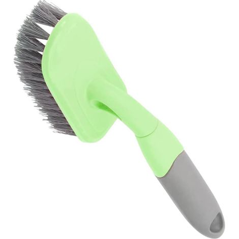 Brosse WC, jaune, long manche, pour cuvette et salle de bain (1/5)
