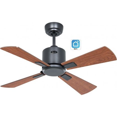 Ventilateur de plafond CasaFan 952001W ECO NEO III 92cm Cerisier Noyer Avec WiFi (1/5)
