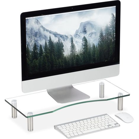 Soporte de pantalla en cristal
