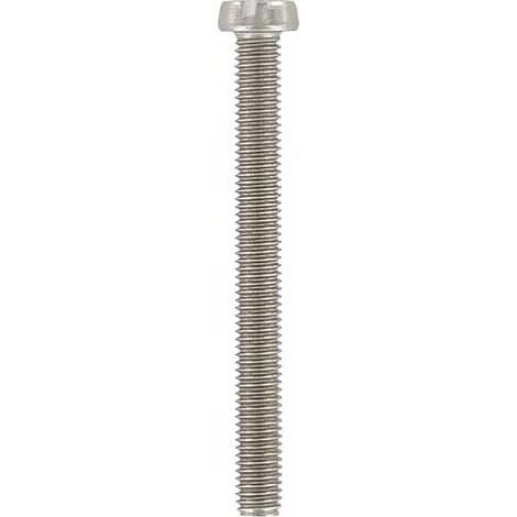 Vis métaux tête cylindrique Fendue 4 x 35 mm INOX A4 - Boite de 200 pcs - Fixtout VMCF04035A4