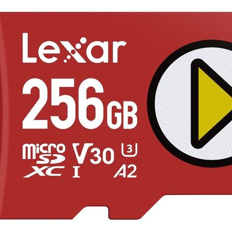 Lexar LMSPLAY256G-BNSNG memoria flash 256 GB MicroSDXC UHS-I Classe 10 (1/3)