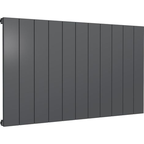 Reina Casina Single Horizontal Aluminium Radiator 600mm H x 1040mm W Anthracite