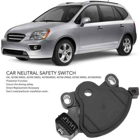 [Interruptor de seguridad de punto muerto] Interruptor anticorrosión Número de pieza 42700-39055 - Compatible con Hyundai Sonata, Santa Fe, Elantra (1/5)