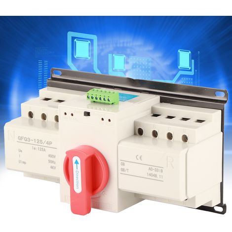 Automatischer Umschalter für zwei Stromversorgungen (AC400V 125A) für ATS/4P-Generatoren (1/5)