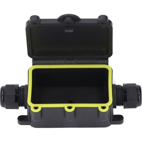 Boîte de jonction électrique étanche IP68 à 2 voies en plastique PA66 pour éclairage paysager extérieur LED 450 V (1/5)