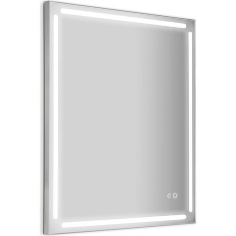 GEDY Paul specchio reversibile antiappannamento 60X80 con led codice prod: 000032003800000 (1/3)