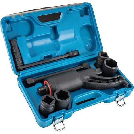 Clé à couple multiplicateur, Rapport de démultiplication 1:64, Couple maximal de sortie 4800 N·m, Taille de prise 25mm, Comprend 4 douilles, Taille du boîtier de rangement compact 392311cm (1/5)