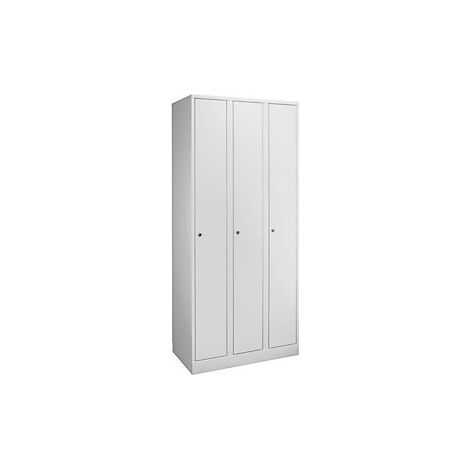 Taquilla Komfort  3 secciones  gris luminoso  anchura 1200 mm (1/3)