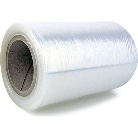 Lot de 24 Mini-bobine film étirable transparent 125mm x 150m fardelage (1/2)
