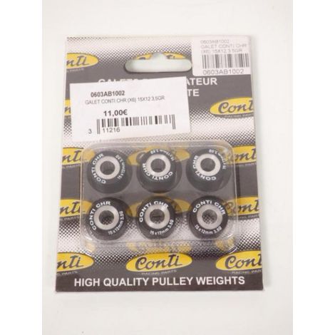 Galet rouleau de variateur Conti pour Deux roues Conti 15x12