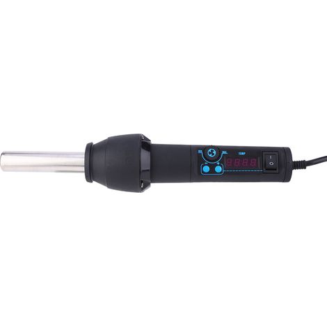 Pistolet à air chaud numérique portable, outil de soudage électronique portatif et réglable pour la quincaillerie (prise UE 220 V) (1/5)